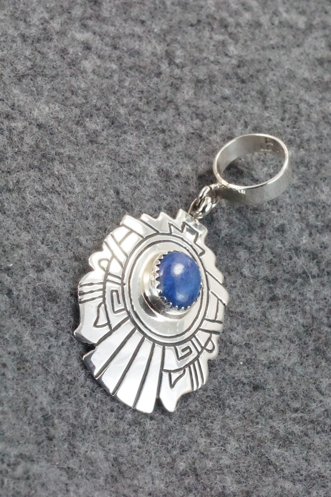 Lapis & Sterling Silver Pendant - Rosita Singer