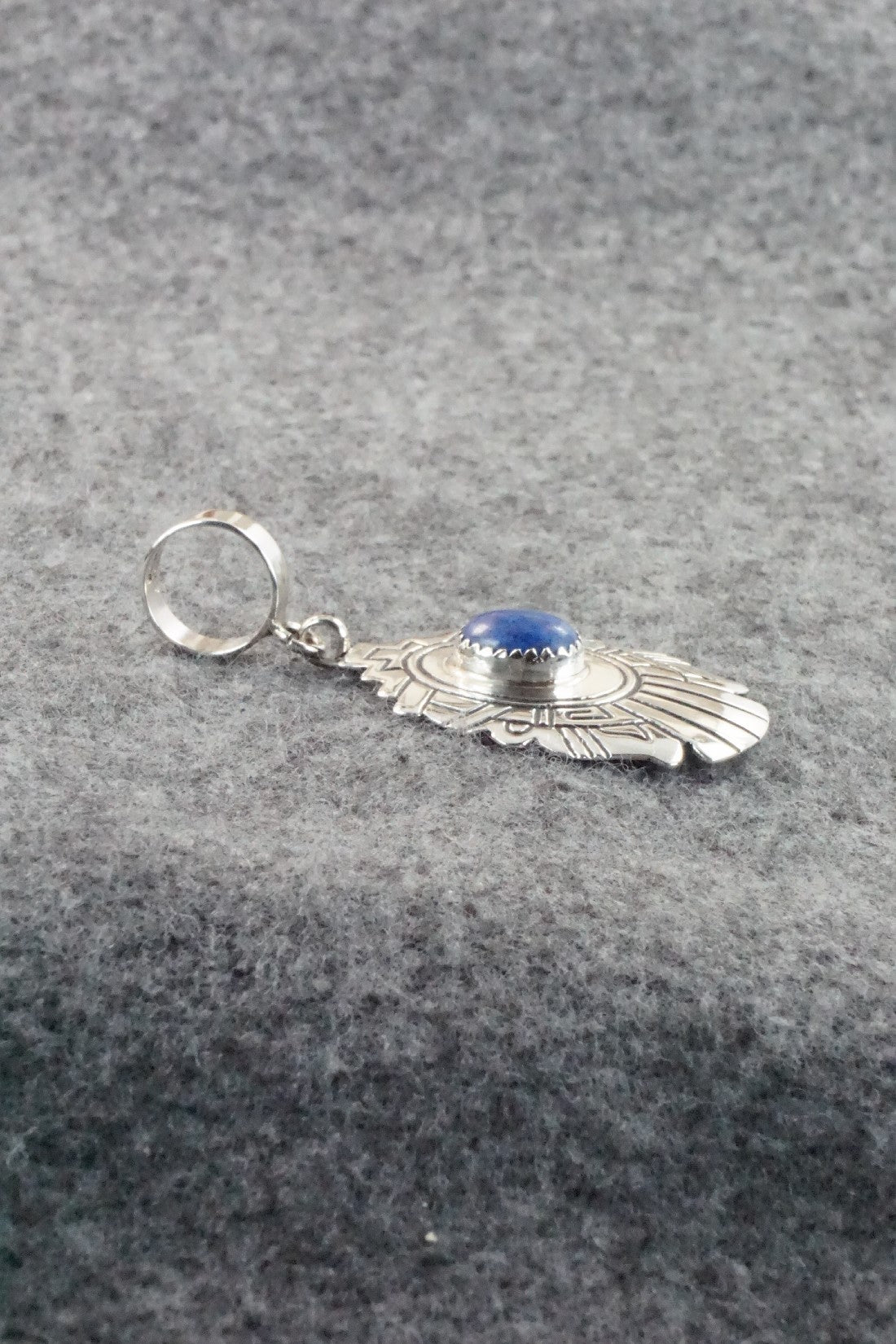 Lapis & Sterling Silver Pendant - Rosita Singer
