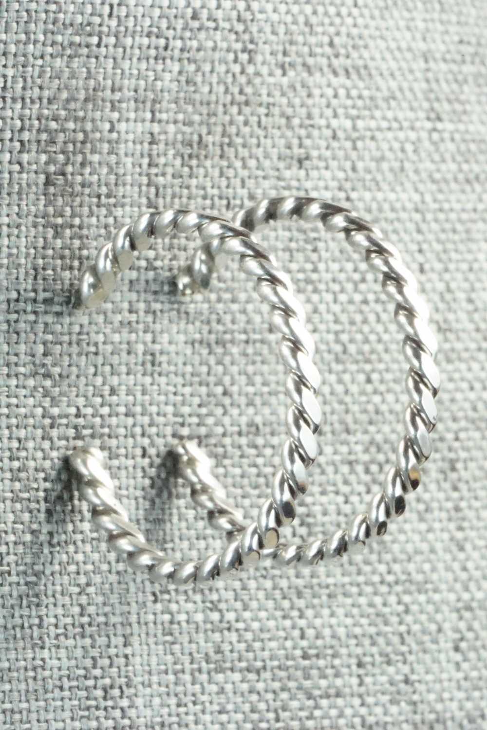 Sterling Silver Earrings - Elaine Tahe