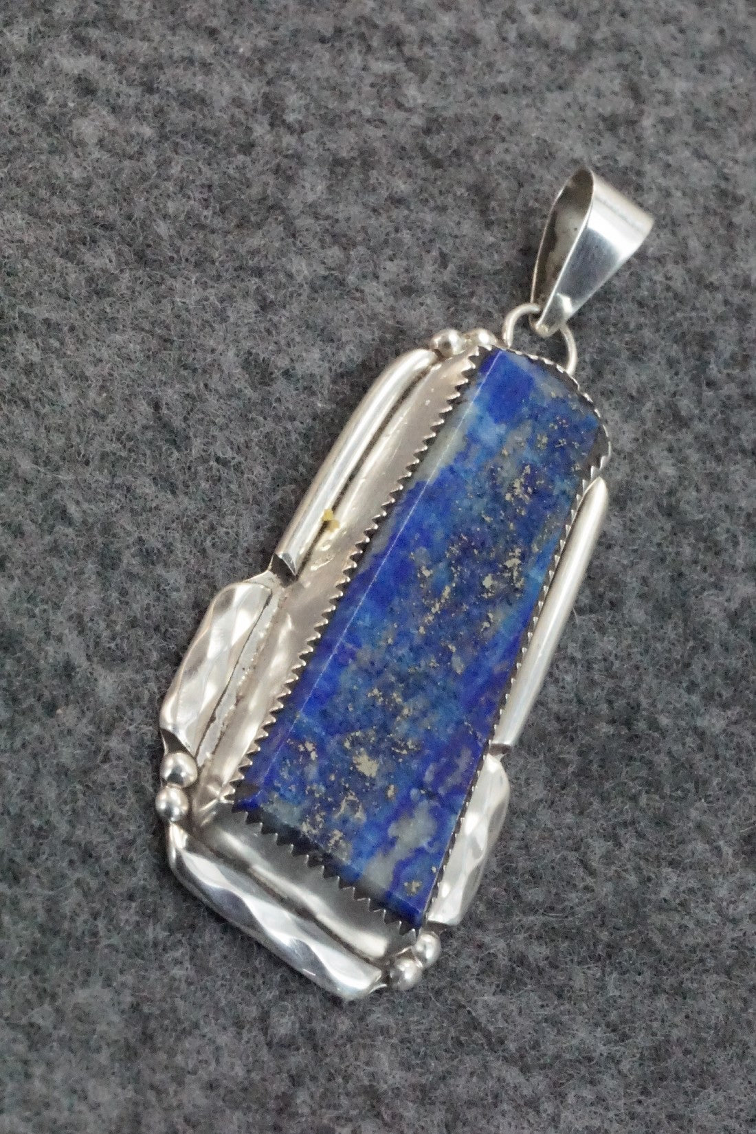 Lapis & Sterling Silver Pendant - Kenny Calavaza