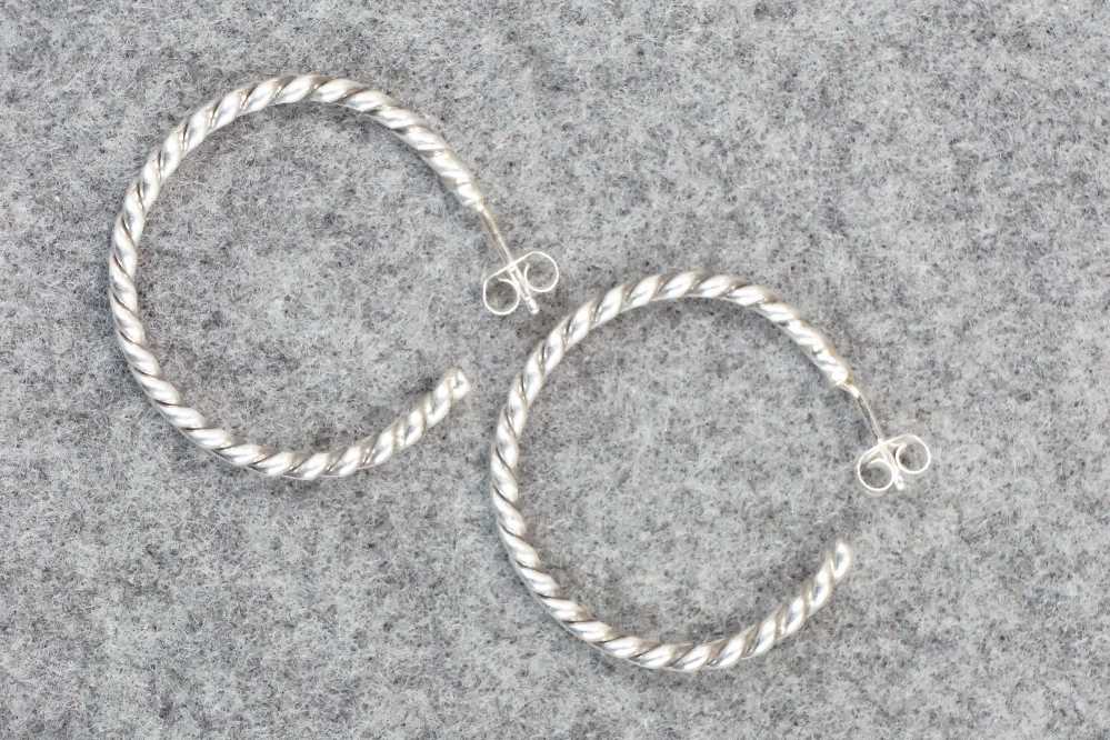 Sterling Silver Earrings - Elaine Tahe