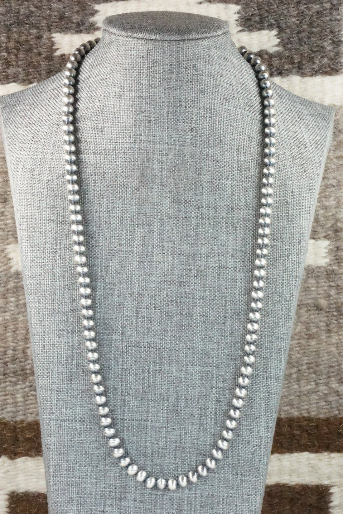 Sterling Silver Navajo Pearl Necklace - Jan Mariano