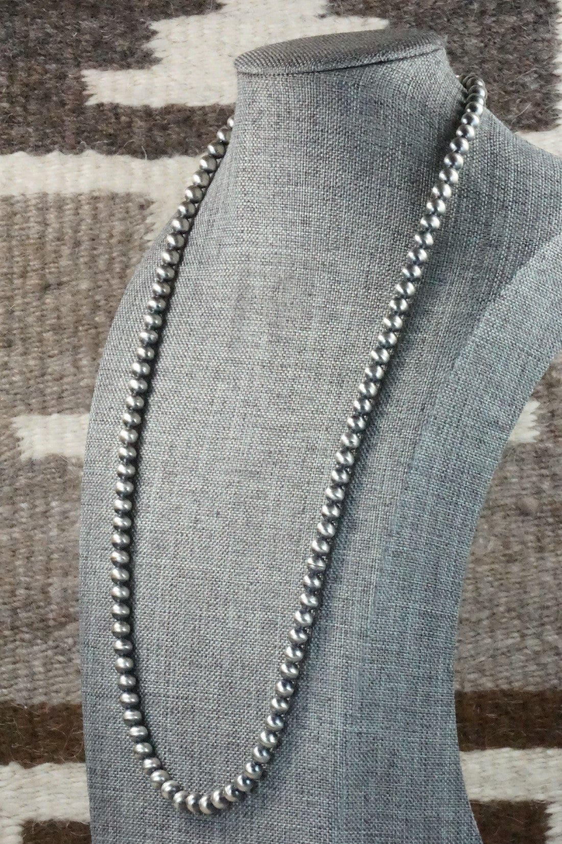 Sterling Silver Navajo Pearl Necklace - Jan Mariano