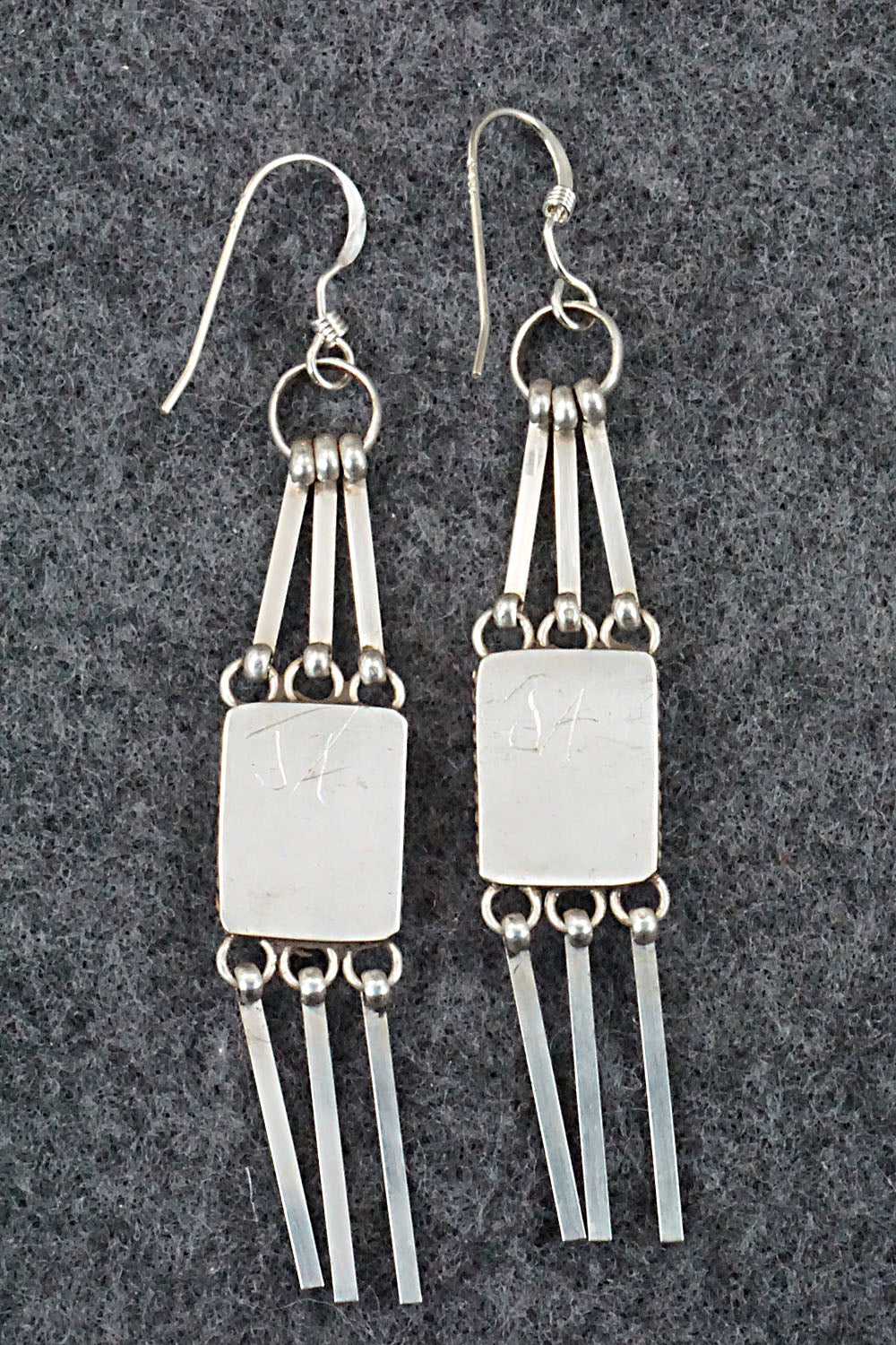 Turquoise & Sterling Silver Earrings - Justin Amesoli
