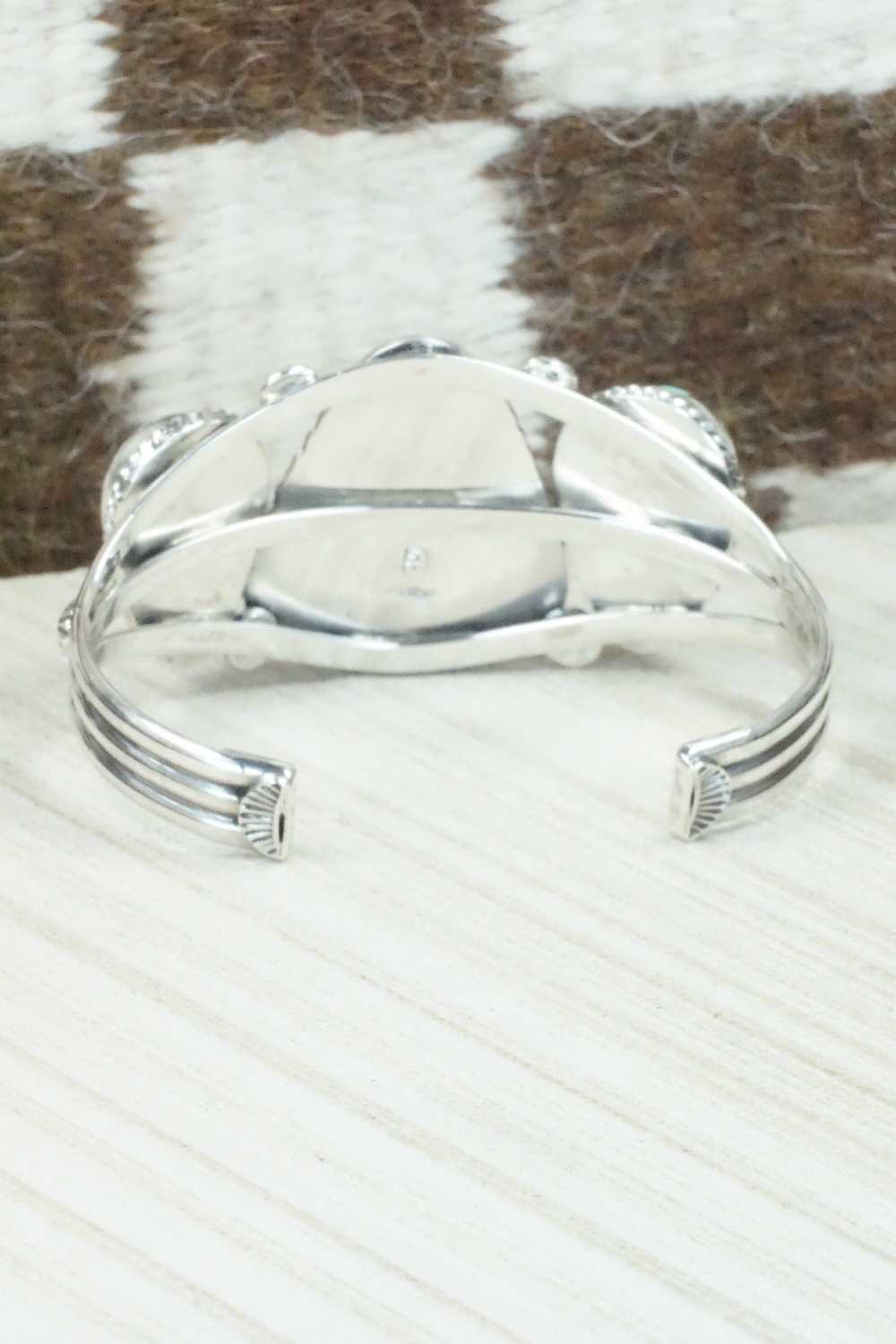 Turquoise & Sterling Silver Bracelet - Raymond Delgarito