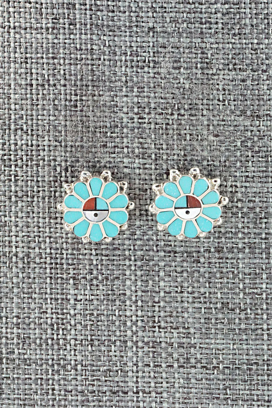 Multi Stone & Sterling Silver Earrings - Maxine Soseeah