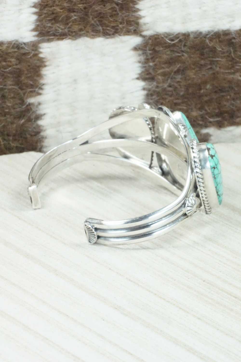 Turquoise & Sterling Silver Bracelet - Raymond Delgarito