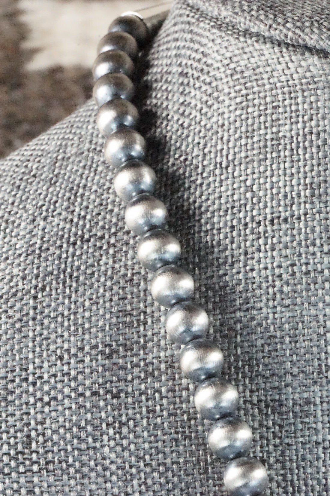 Turquoise & Sterling Silver Necklace - Davey Morgan