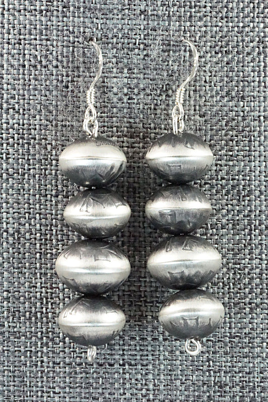 Sterling Silver Navajo Pearl Earrings - Presley Haley