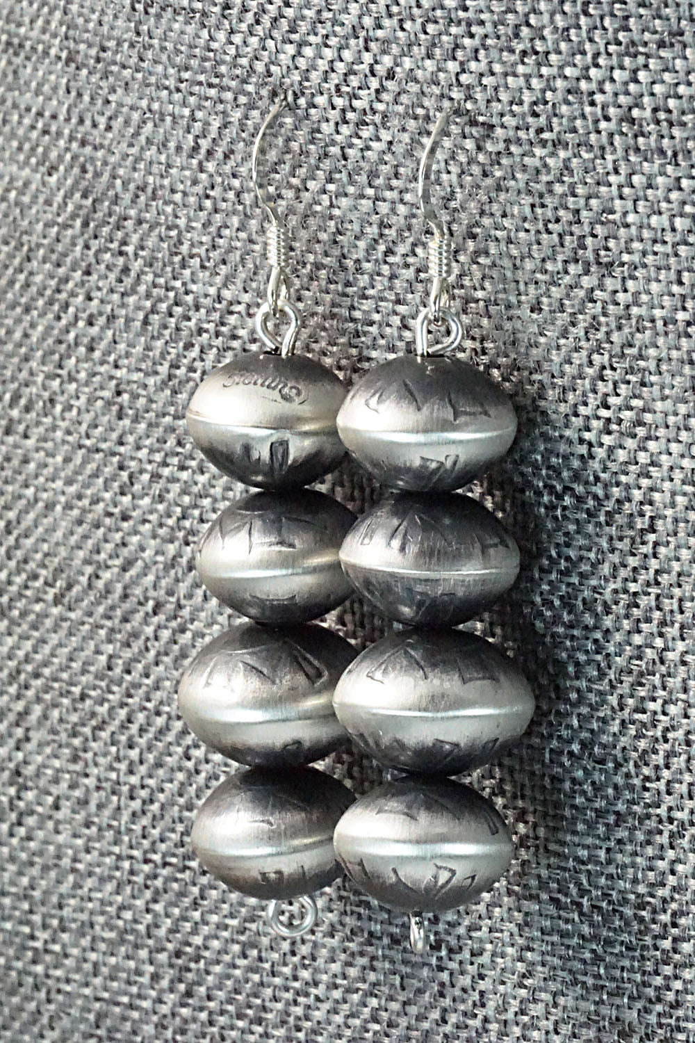 Sterling Silver Navajo Pearl Earrings - Presley Haley