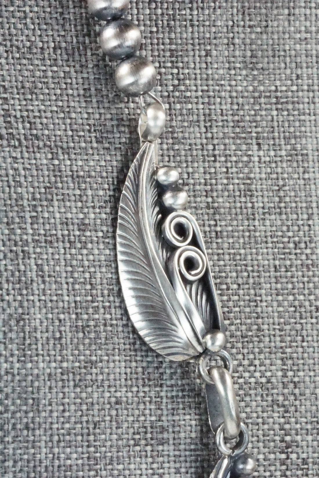 Turquoise & Sterling Silver Necklace - Davey Morgan
