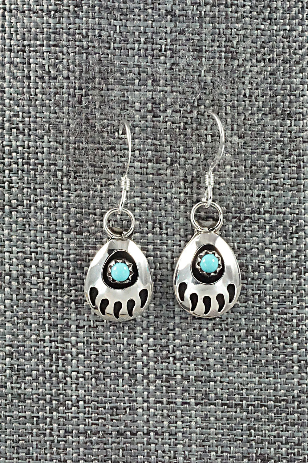 Turquoise & Sterling Silver Earrings - Leta Parker