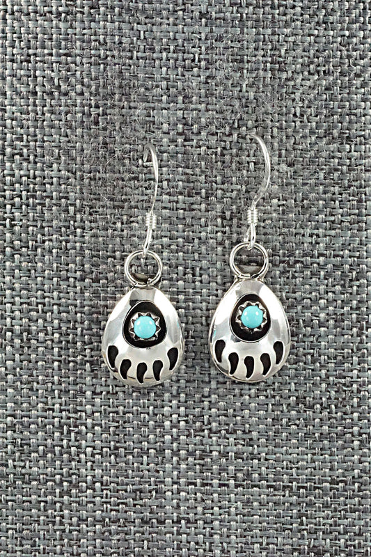 Turquoise & Sterling Silver Earrings - Leta Parker