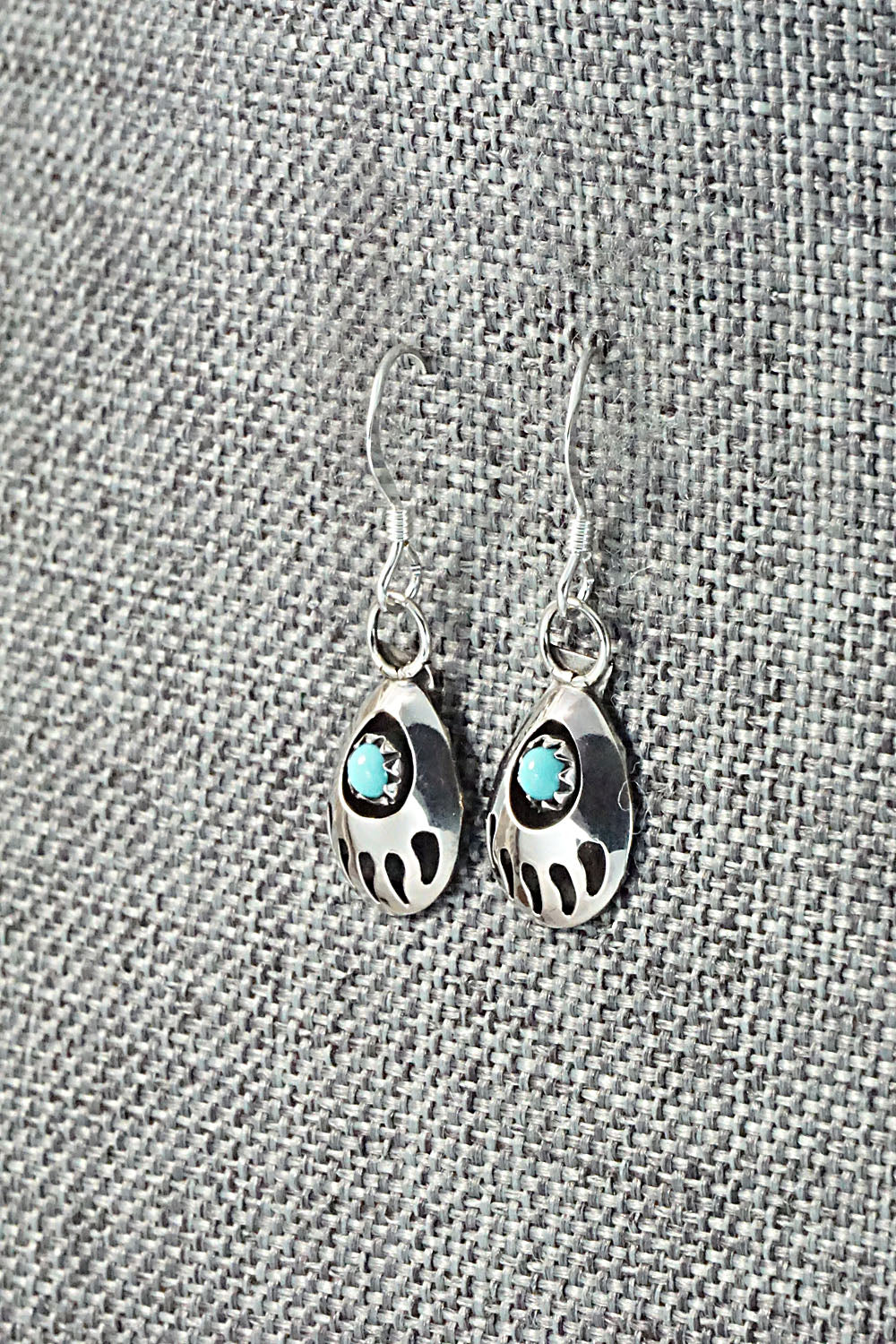 Turquoise & Sterling Silver Earrings - Leta Parker