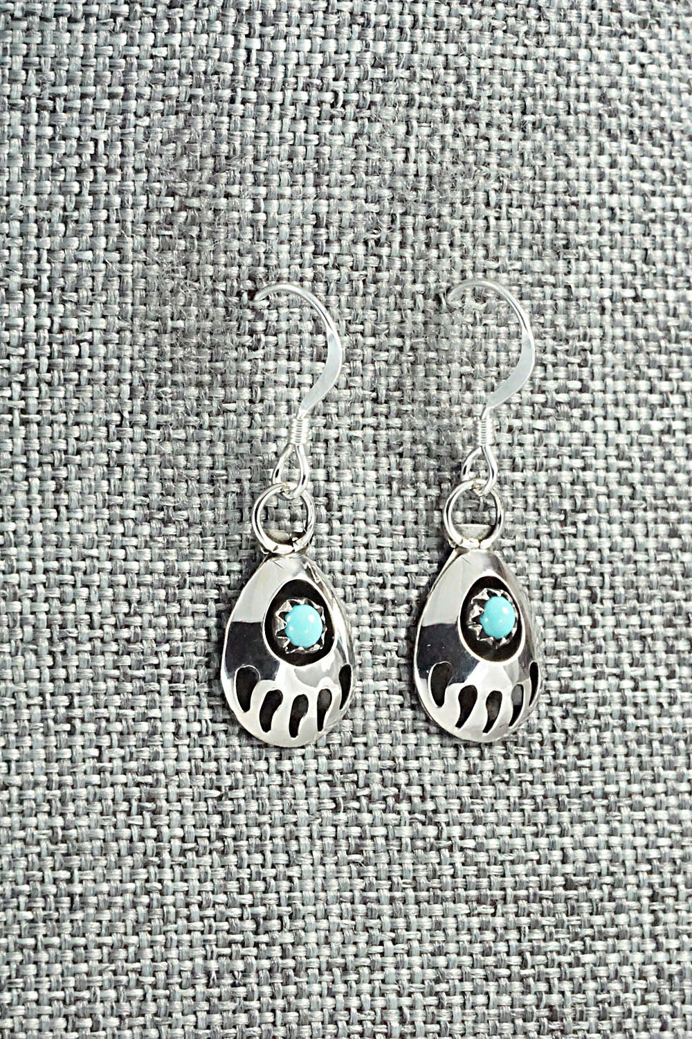 Turquoise & Sterling Silver Earrings - Leta Parker