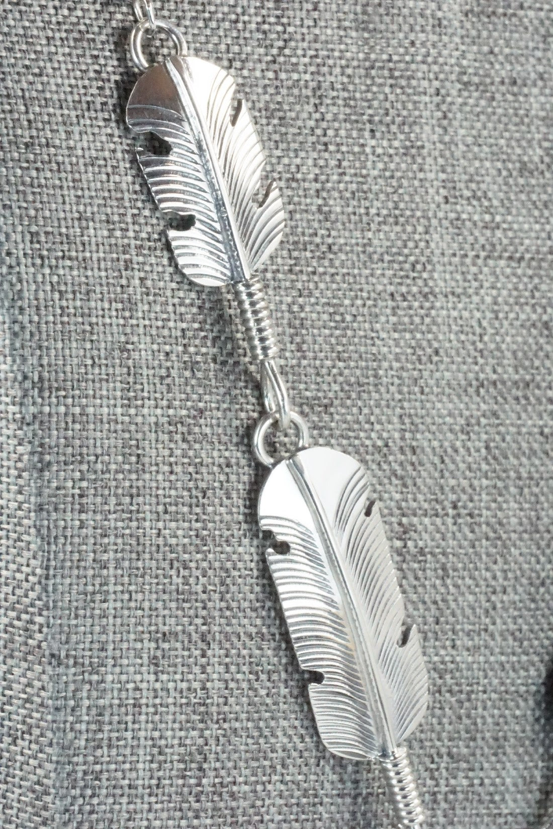 Turquoise & Sterling Silver Necklace - Gilbert Smith