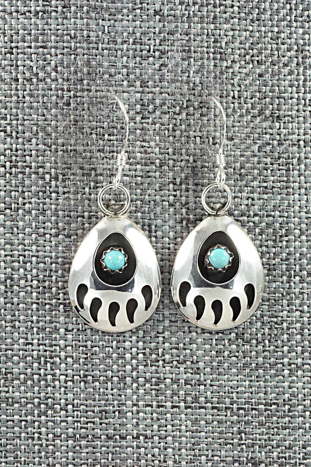 Turquoise & Sterling Silver Earrings - Leta Parker