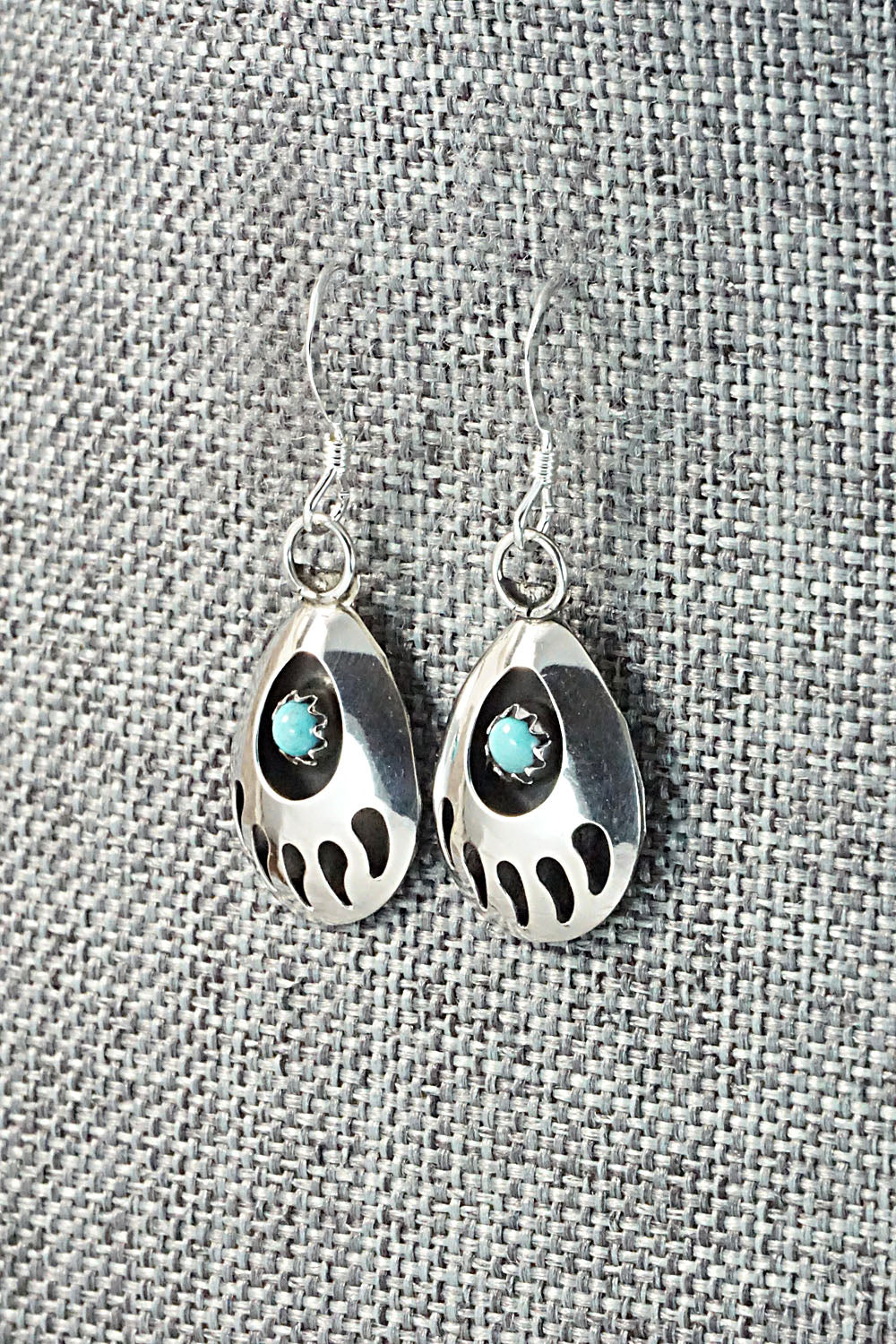 Turquoise & Sterling Silver Earrings - Leta Parker