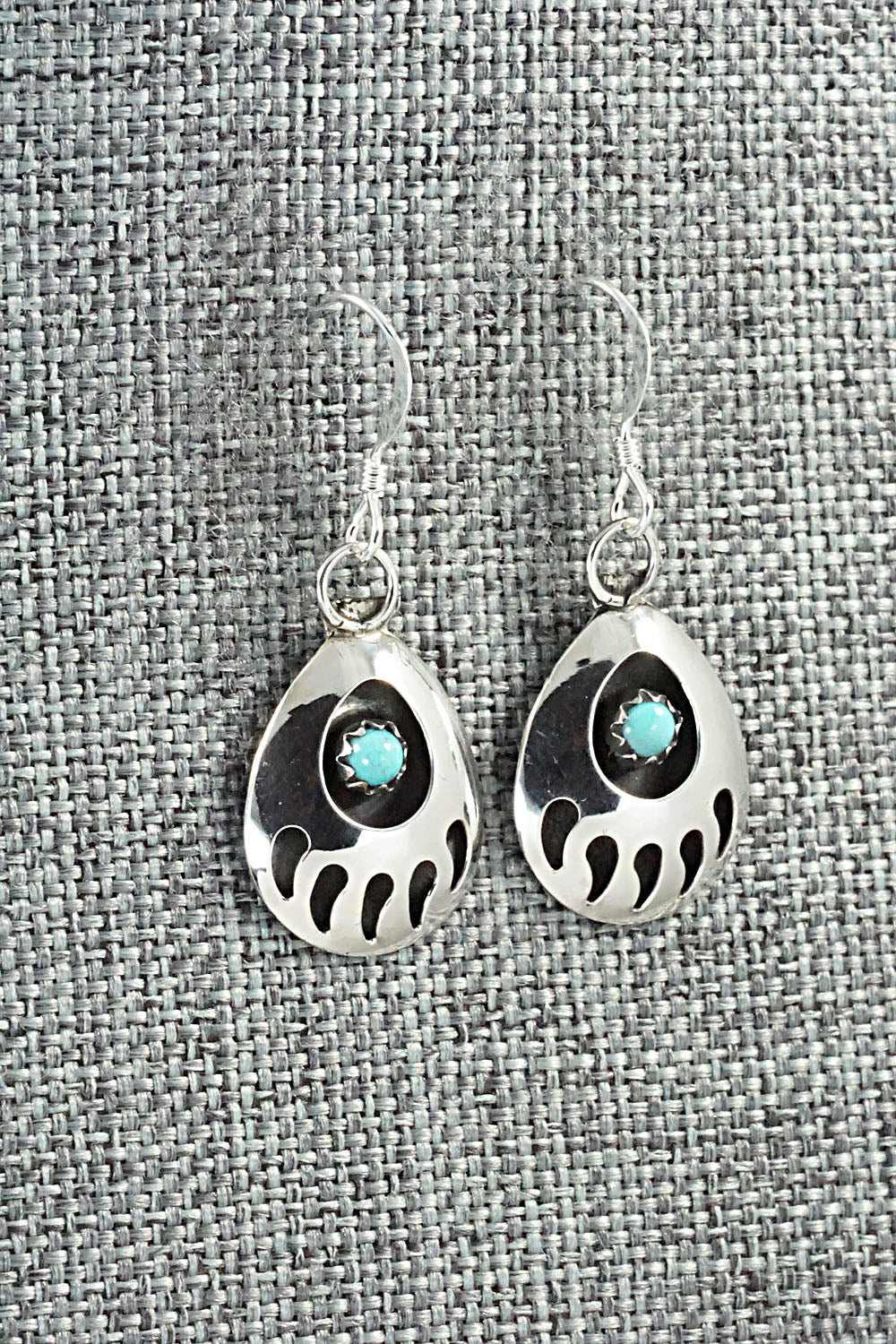 Turquoise & Sterling Silver Earrings - Leta Parker