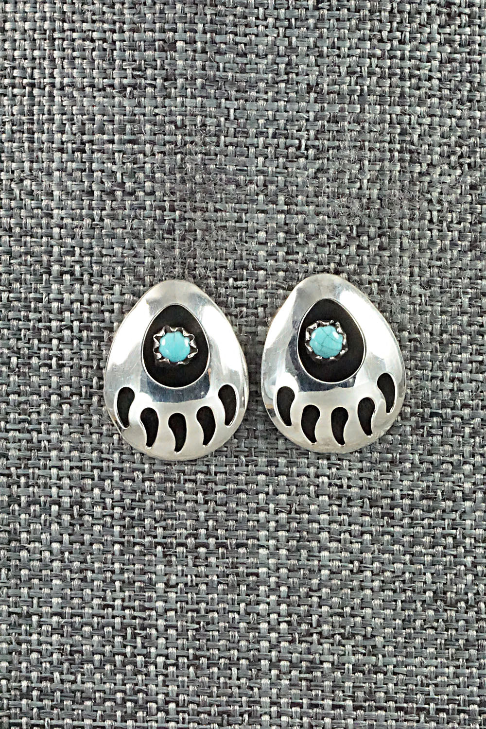 Turquoise & Sterling Silver Earrings - Leta Parker
