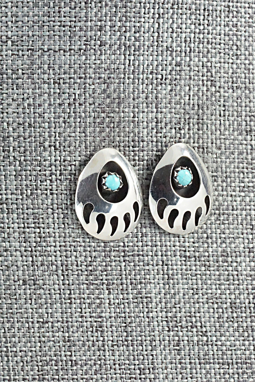Turquoise & Sterling Silver Earrings - Leta Parker