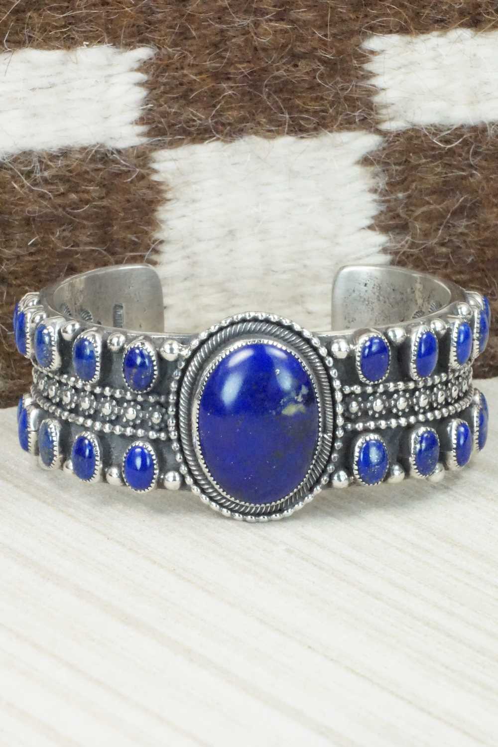 Lapis & Sterling Silver Bracelet - Myron Etsitty