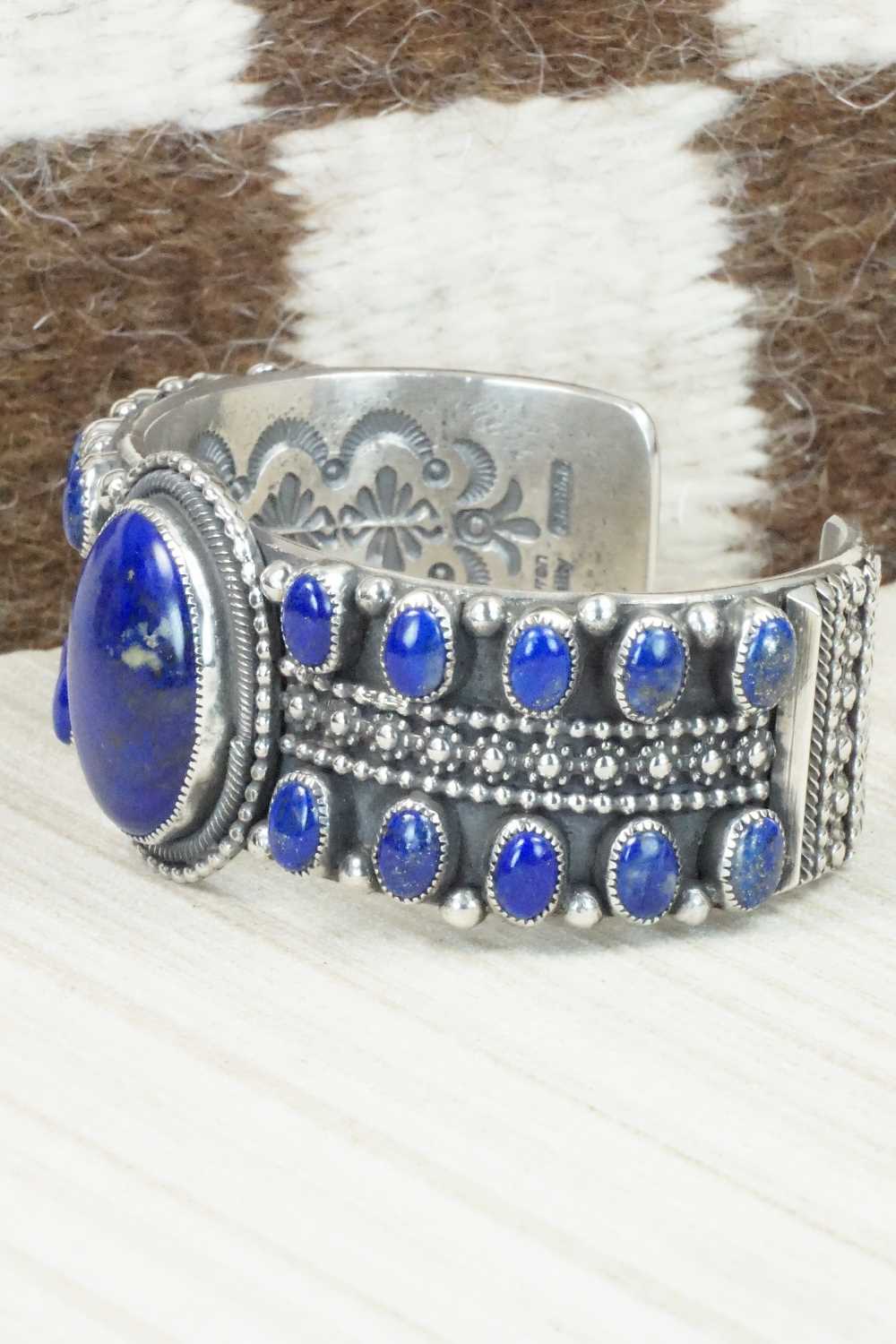 Lapis & Sterling Silver Bracelet - Myron Etsitty