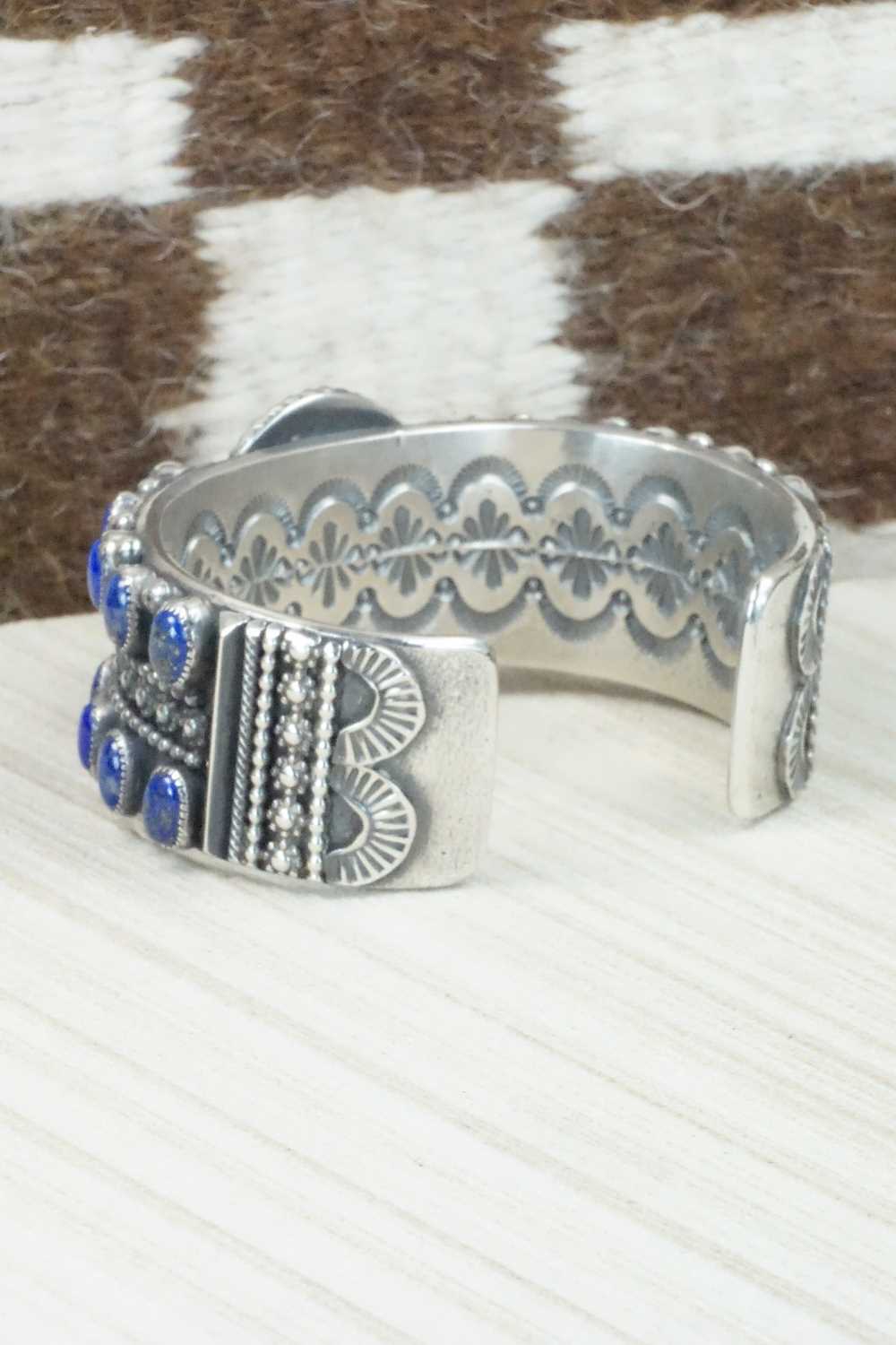 Lapis & Sterling Silver Bracelet - Myron Etsitty