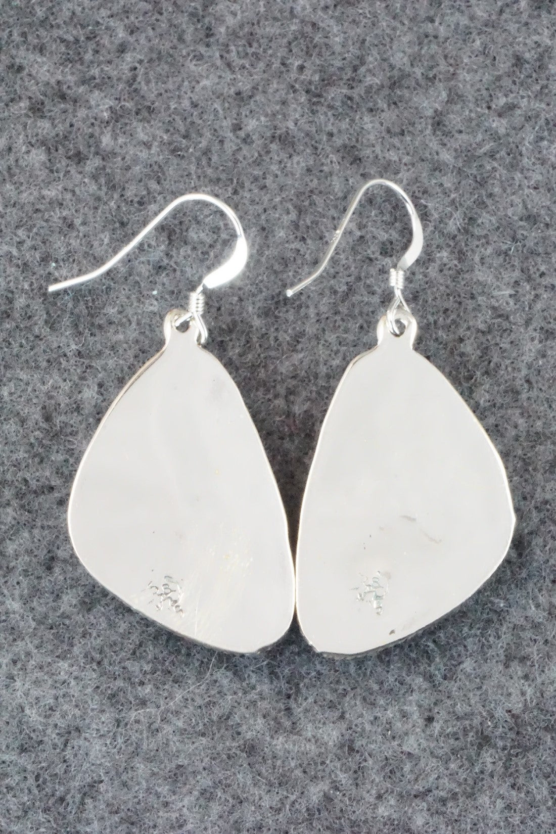 Turquoise & Sterling Silver Earrings - Lee Shorty