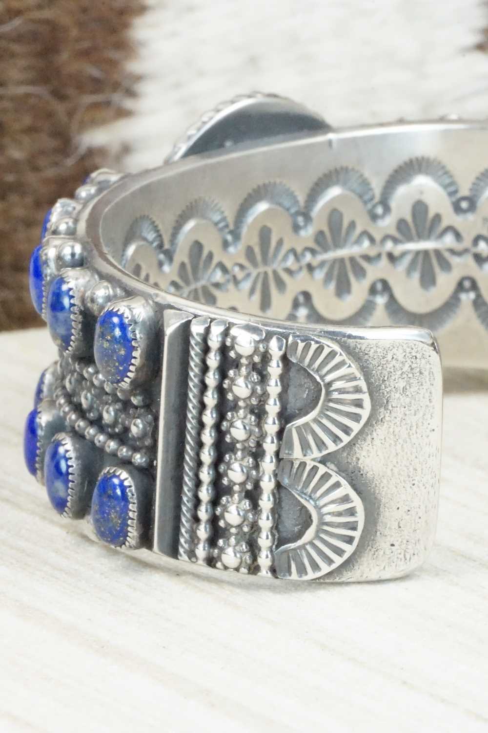Lapis & Sterling Silver Bracelet - Myron Etsitty