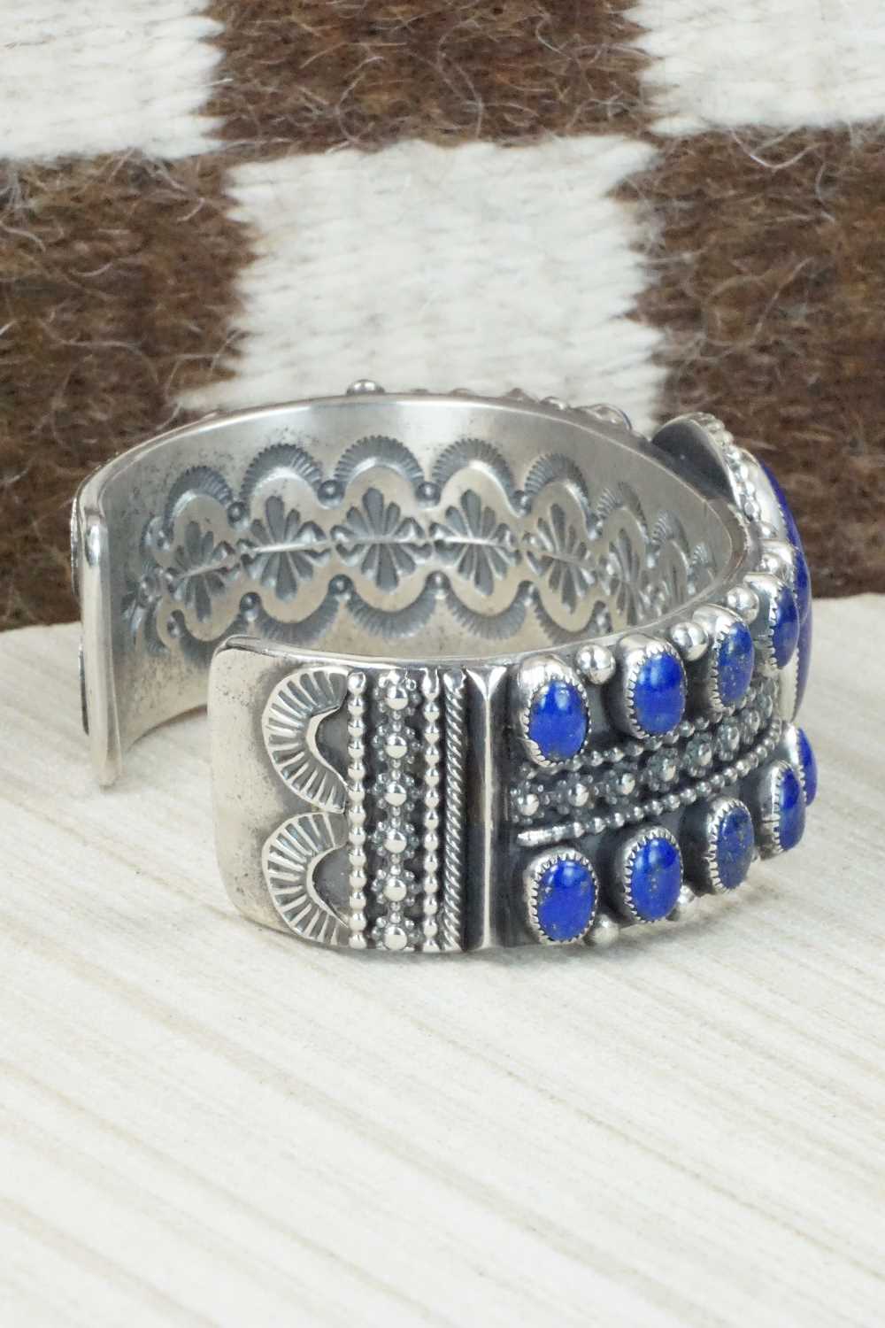 Lapis & Sterling Silver Bracelet - Myron Etsitty