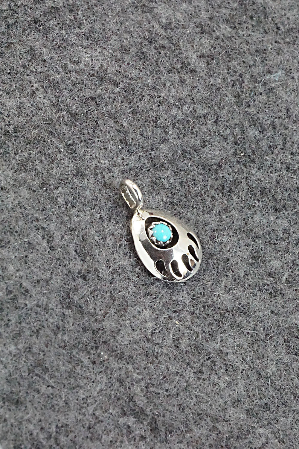 Turquoise & Sterling Silver Pendant - Leta Parker