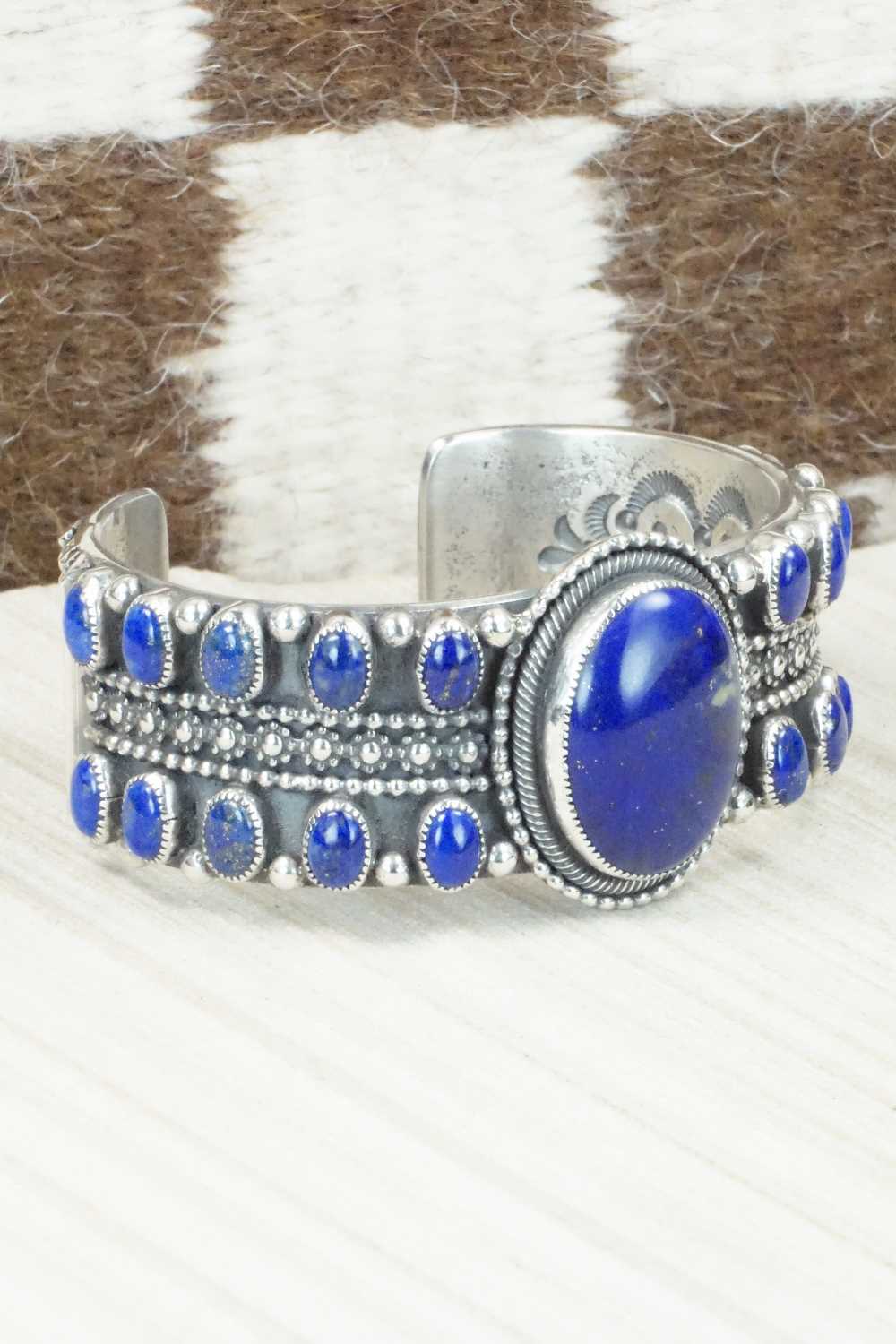 Lapis & Sterling Silver Bracelet - Myron Etsitty