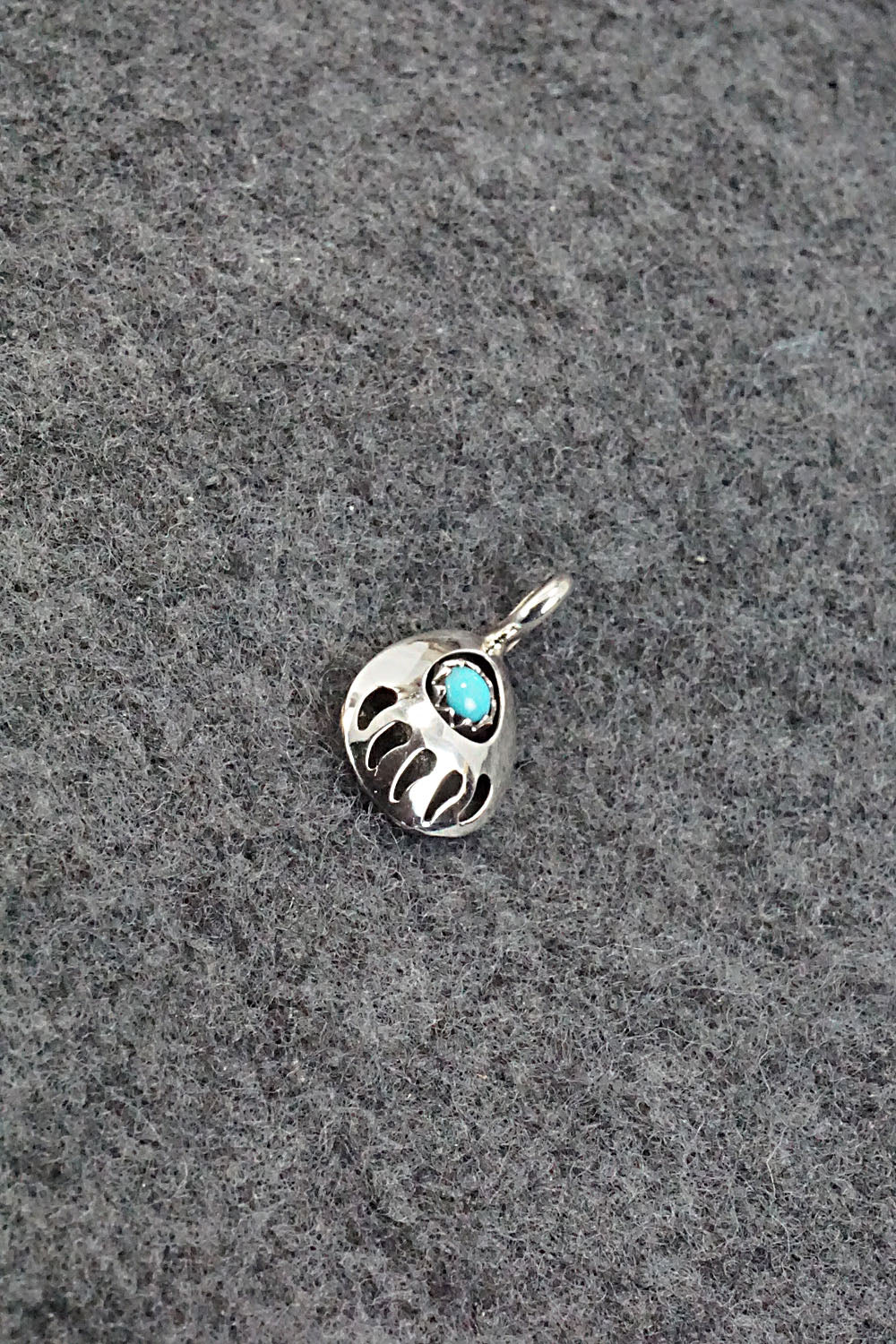 Turquoise & Sterling Silver Pendant - Leta Parker