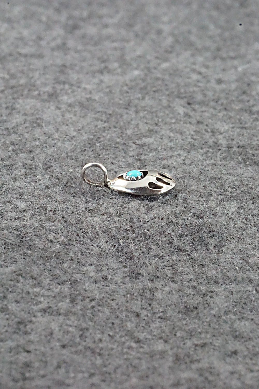 Turquoise & Sterling Silver Pendant - Leta Parker