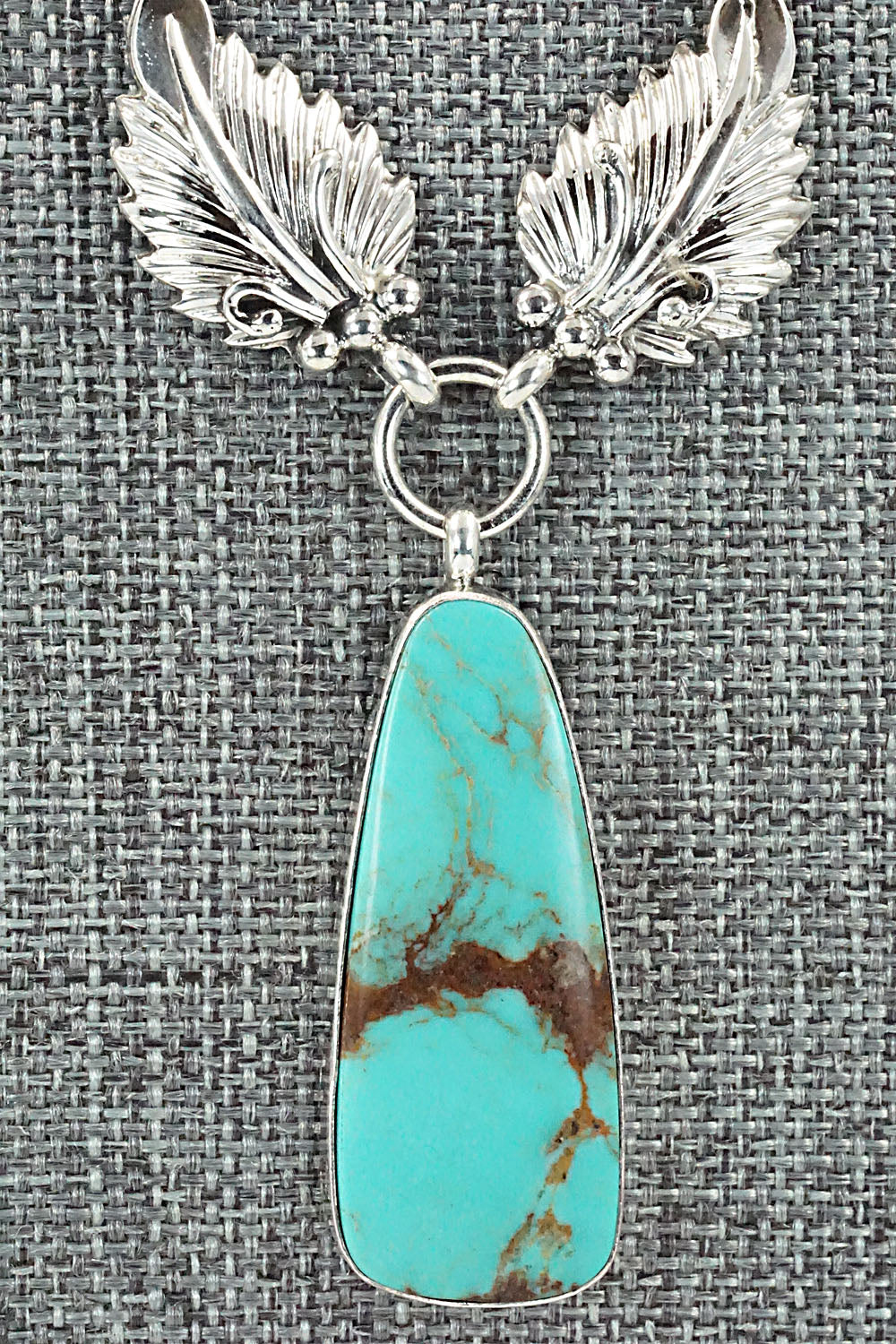 Turquoise & Sterling Silver Necklace - Mark Barney