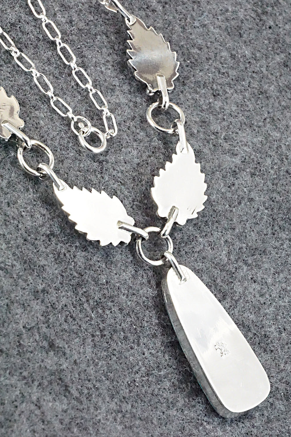 Turquoise & Sterling Silver Necklace - Mark Barney