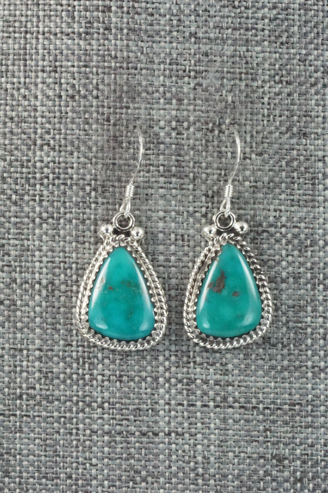 Turquoise and Sterling Silver Earrings - Sharon McCarthy