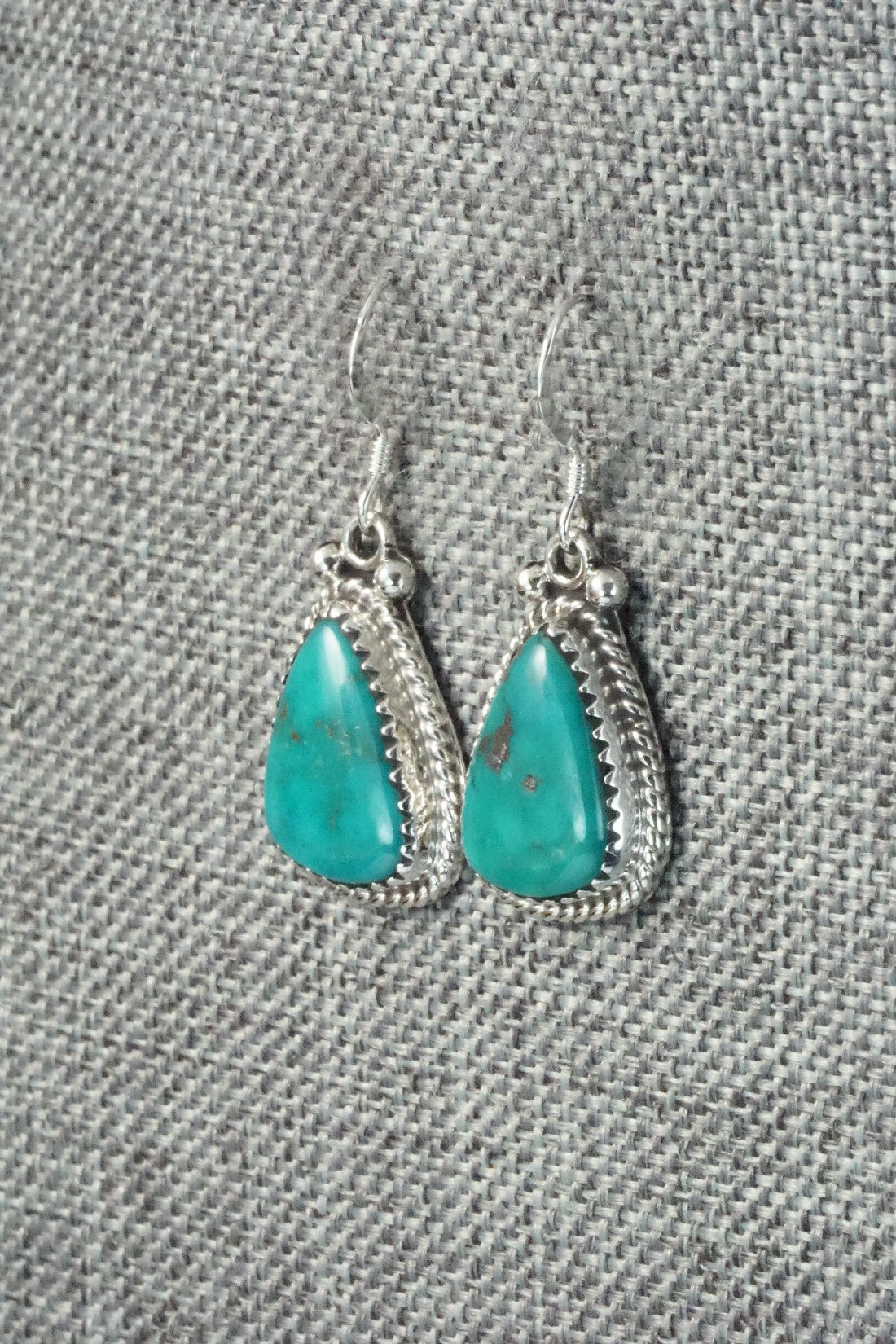 Turquoise and Sterling Silver Earrings - Sharon McCarthy