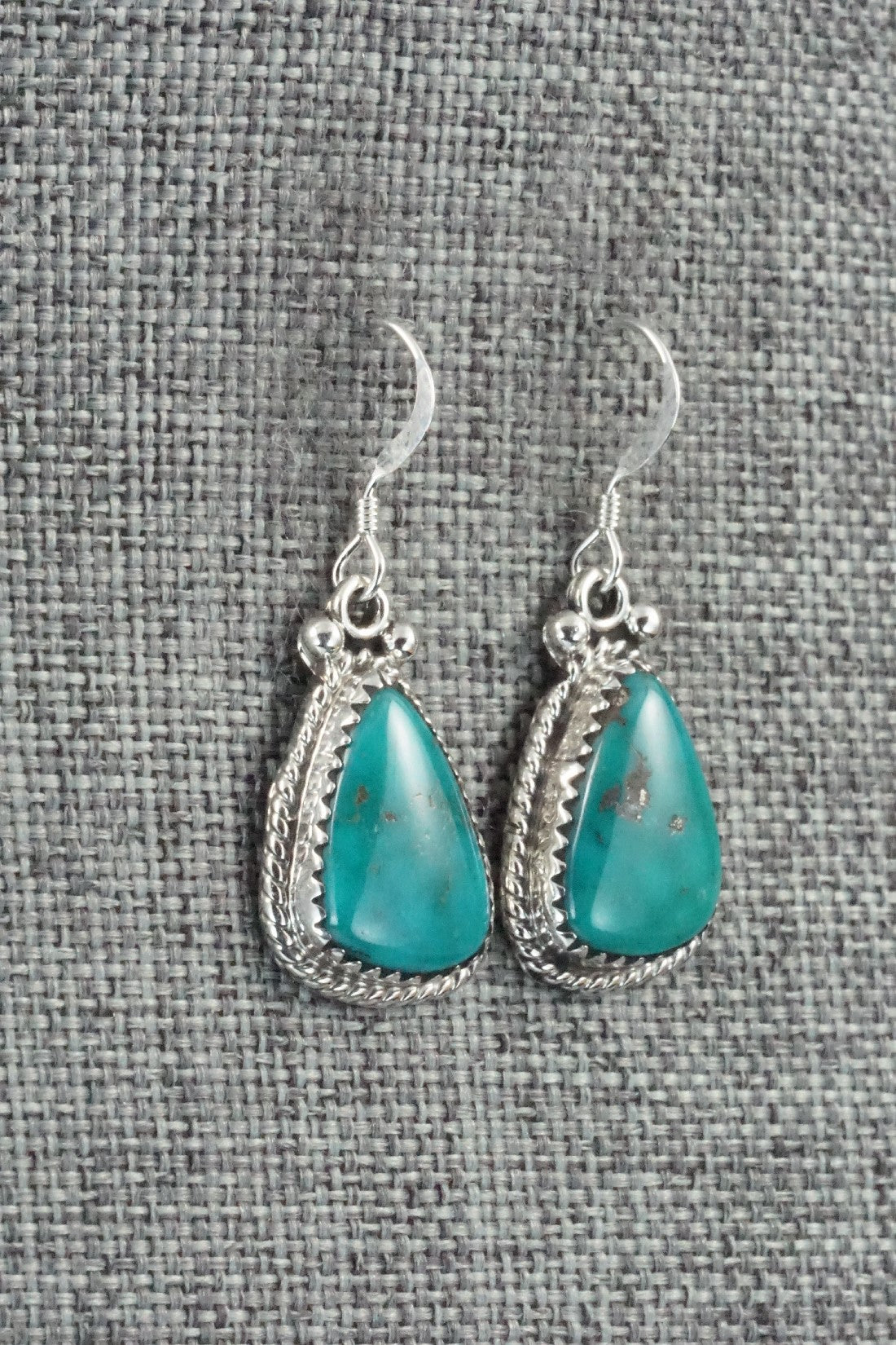 Turquoise and Sterling Silver Earrings - Sharon McCarthy