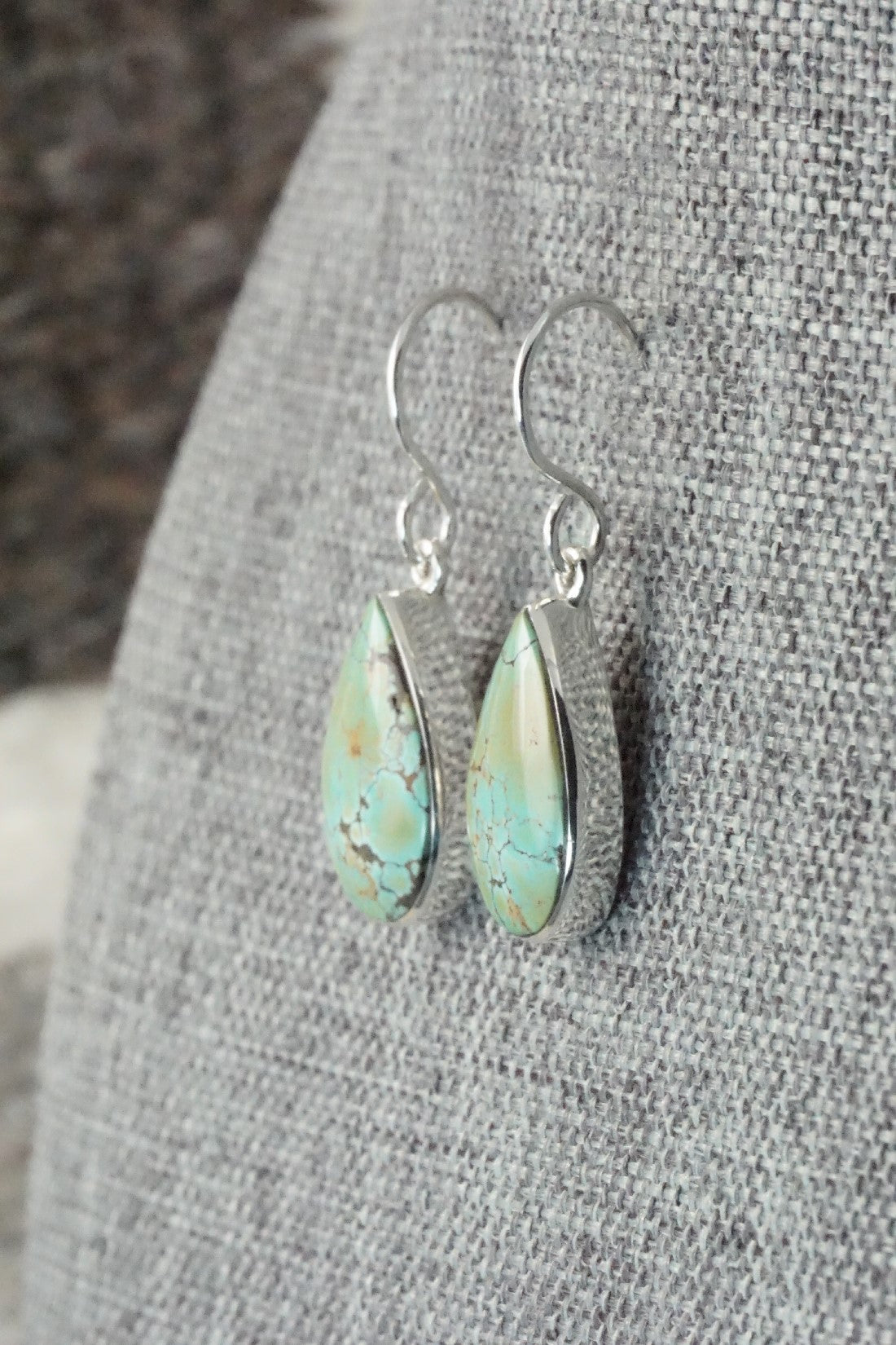 Turquoise & Sterling Silver Earrings - Cathy Webster