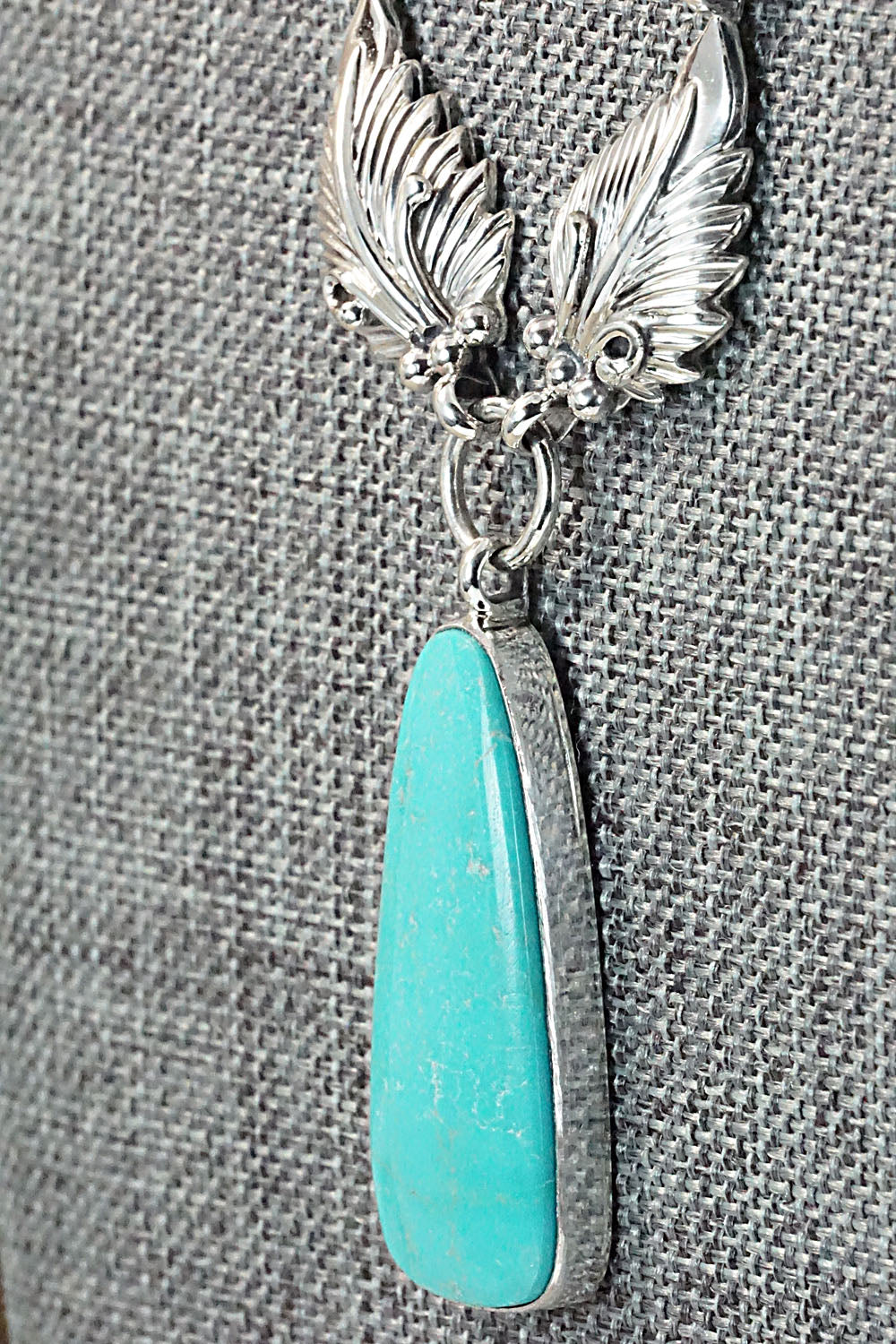 Turquoise & Sterling Silver Necklace - Mark Barney