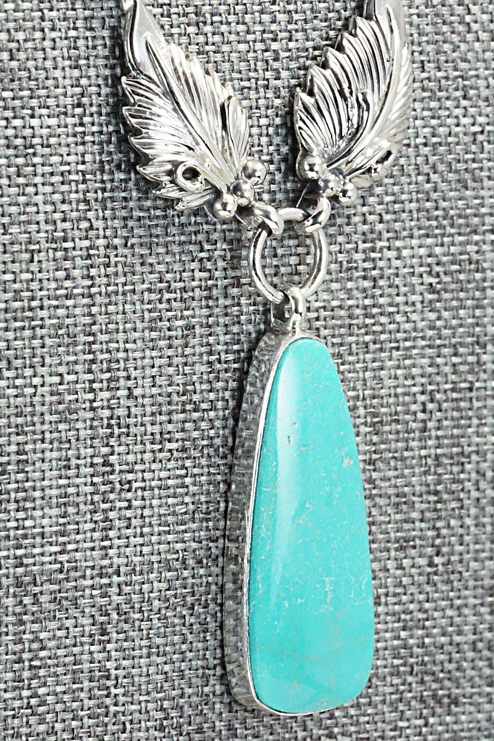 Turquoise & Sterling Silver Necklace - Mark Barney