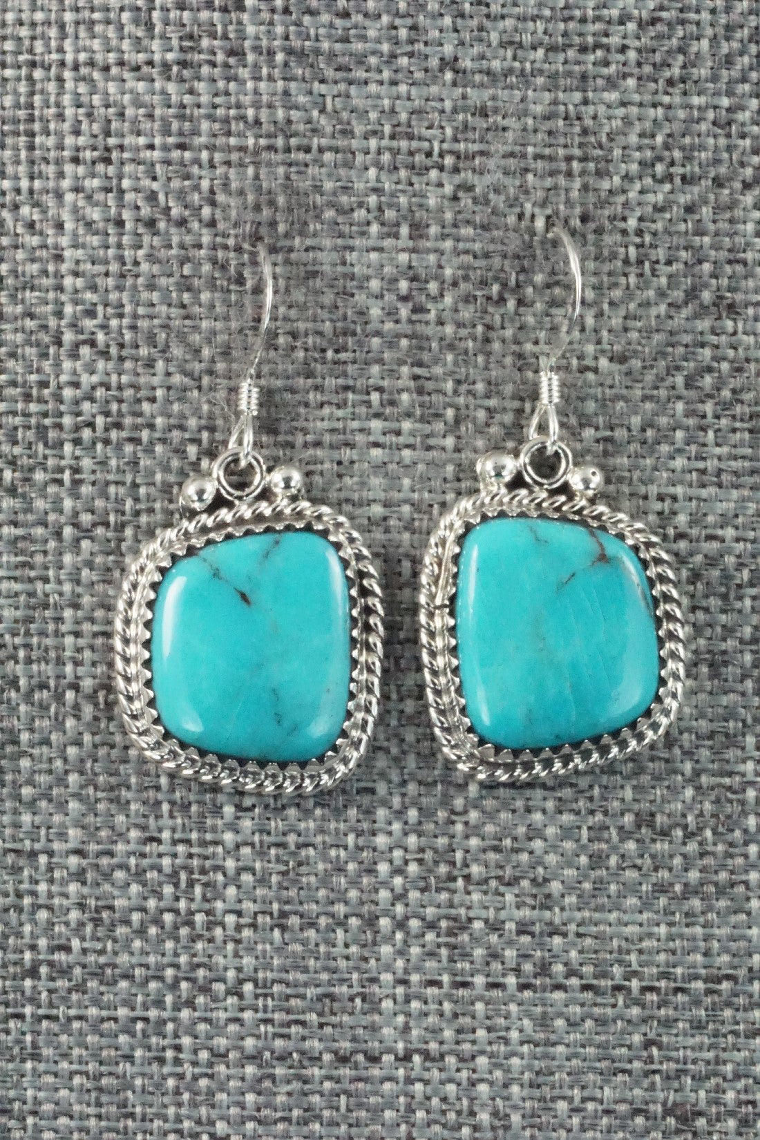 Turquoise and Sterling Silver Earrings - Sharon McCarthy
