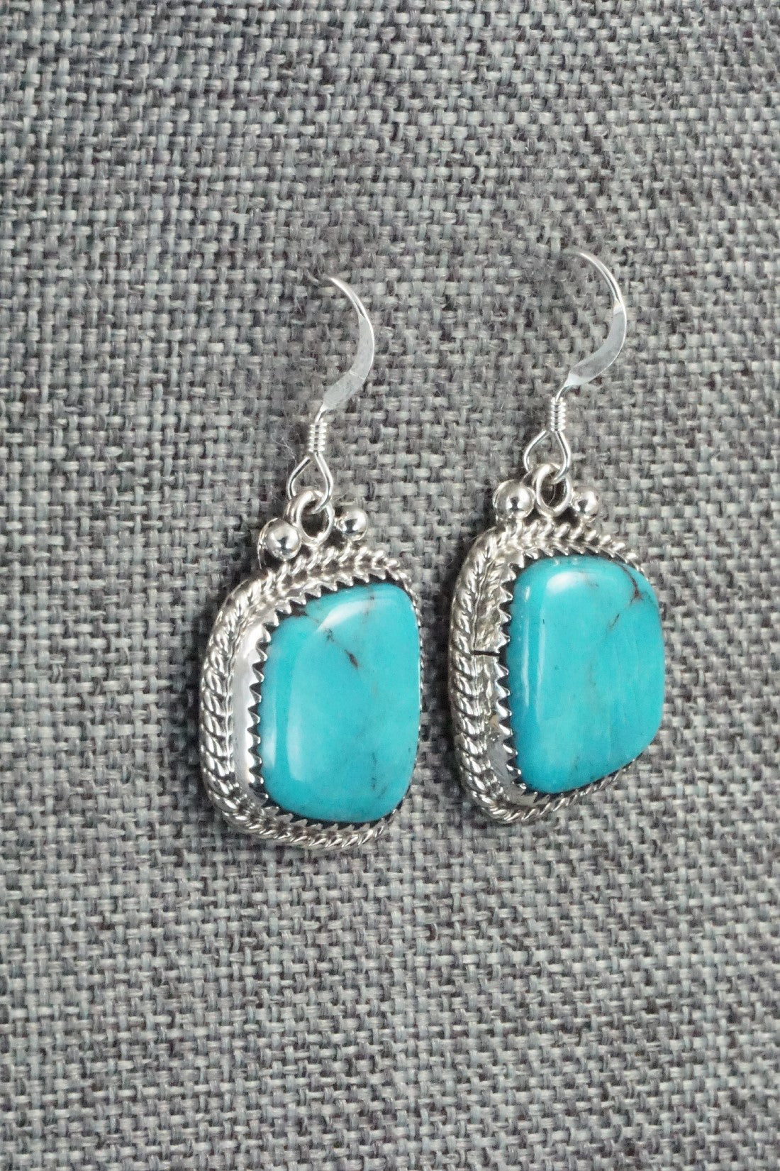 Turquoise and Sterling Silver Earrings - Sharon McCarthy