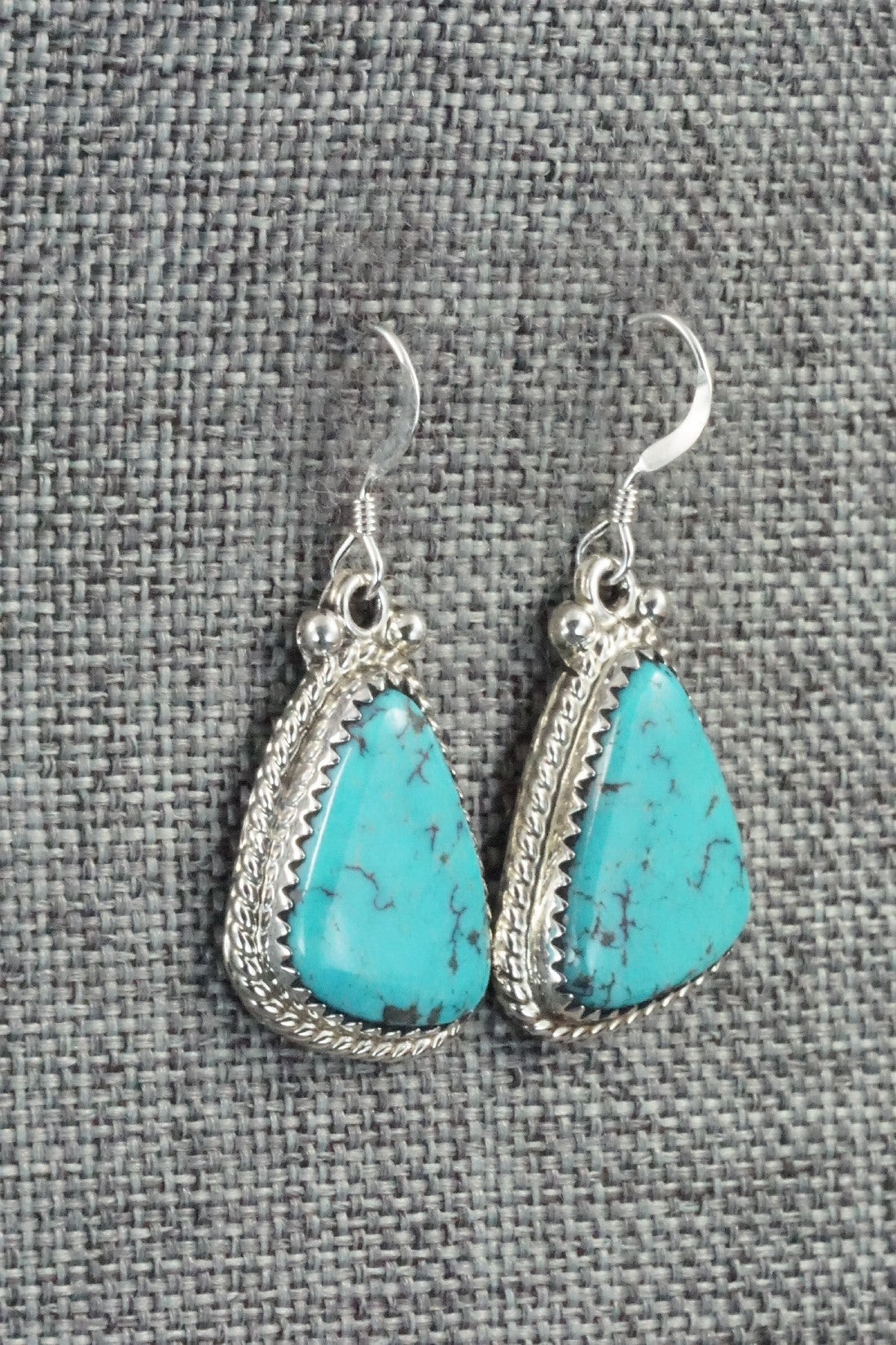 Turquoise and Sterling Silver Earrings - Sharon McCarthy
