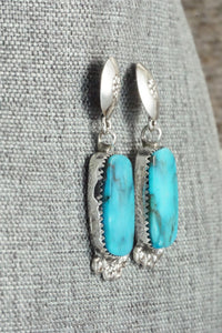 Turquoise & Sterling Silver Earrings - Selina Warner