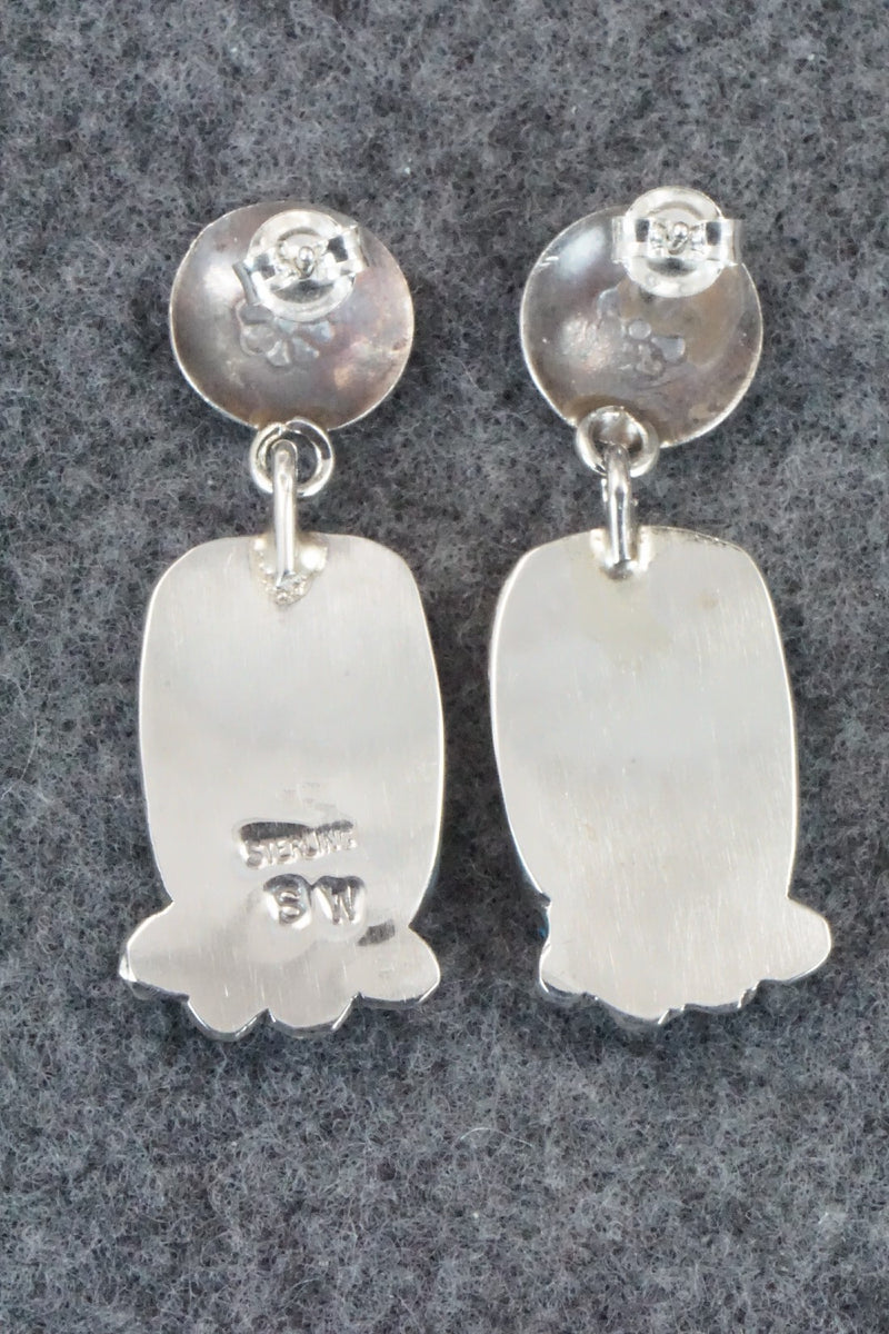 Turquoise & Sterling Silver Earrings - Selina Warner