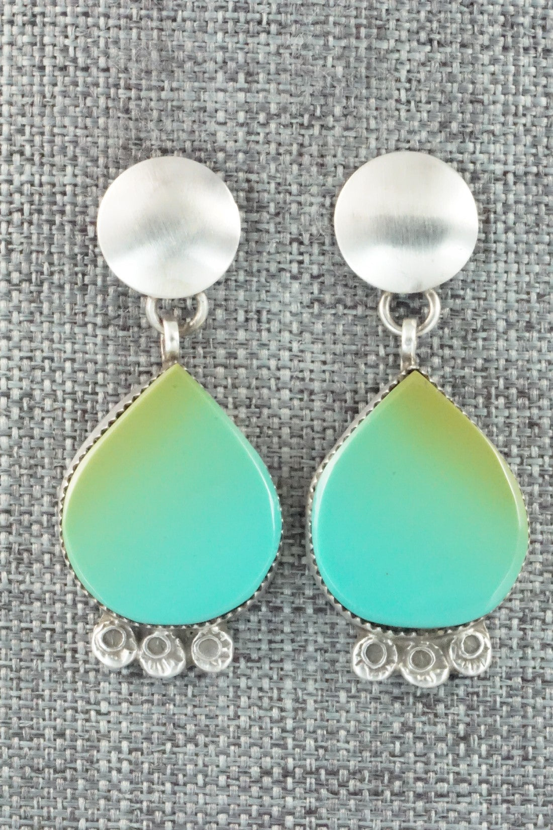 Turquoise & Sterling Silver Earrings - Selina Warner