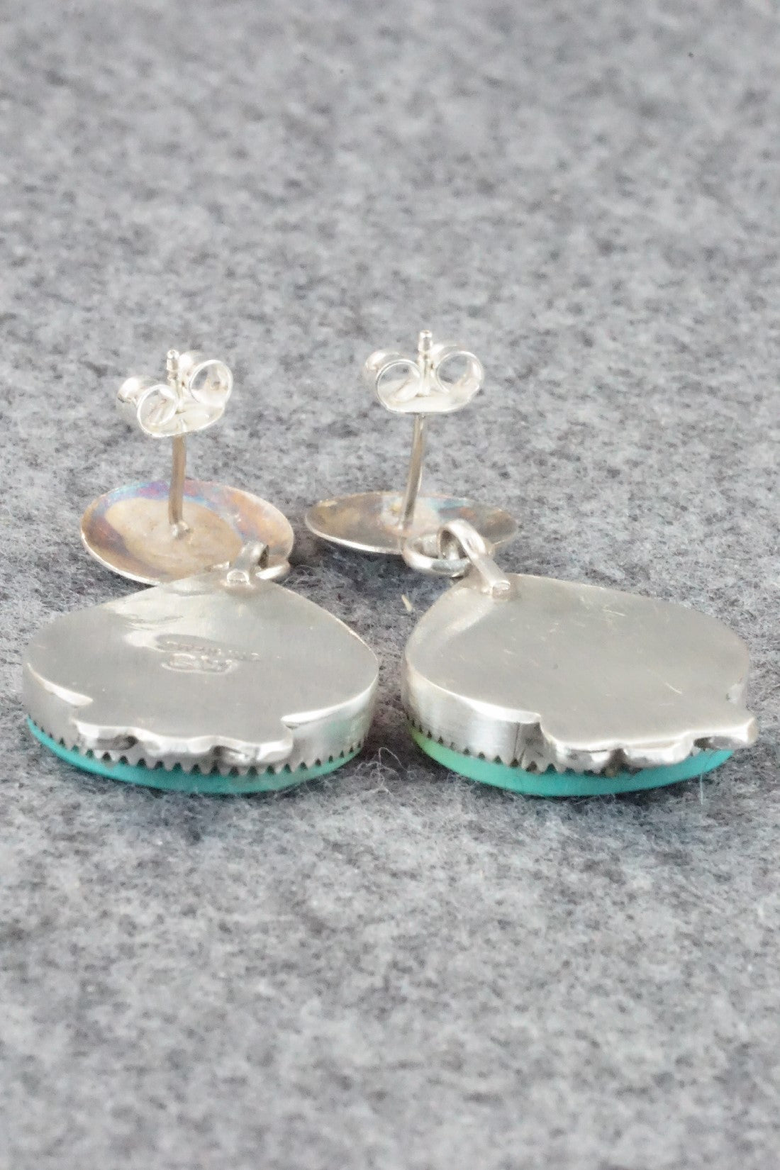 Turquoise & Sterling Silver Earrings - Selina Warner